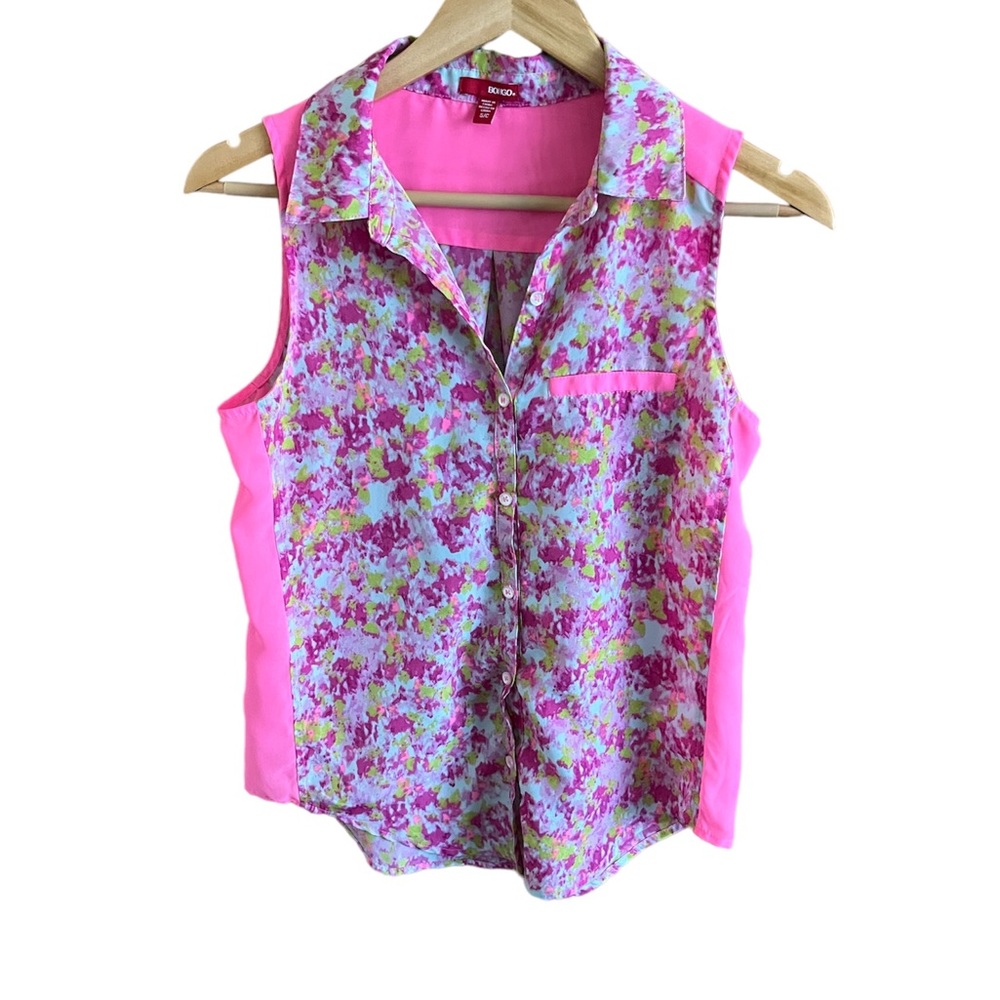 Bongo Barbiecore size small woman’s blouse